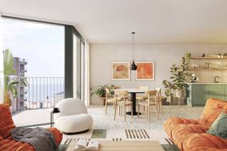 <strong>Residentie ZonZicht: Uw uitvalsbasis aan de Kust</strong><br /> <br />Ontdek residentie "ZonZicht", een stijlvol nieuwbouwproject in de Zeelaan te Koksijde, op slechts één minuut wandelen van het strand. Het gebouw, gekenmerkt door strakke lijnen en grote raampartijen, biedt maximaal lichtinval en een tijdloze architectuur. De hoge afwerkingsgraad en het gebruik van kwalitatieve materialen zorgen voor duurzaam wooncomfort. <br /> <br />Residentie "ZonZicht" is ideaal voor wie een comfortabele uitvalsbasis zoekt voor vakanties in Koksijde, met een uitstekende bereikbaarheid en nabijheid van het centrum en het gemeentehuis, waar tal van activiteiten plaatsvinden. Bovendien is dit project een sterke investering, met mogelijkheden voor zowel vakantie- als jaarverhuur.<br /><br />Indeling: Inkomhal met plaats voor vestiaire | Open en volledig uitgeruste keuken | Zonnige leefruimte uitgevend op westgericht balkon (6,33 m²) met zijdelings zeezicht | Berging met voorziening voor wasmachine | Badkamer met inloopdouche en lavabo in meubel | Afzonderlijk toilet met lavabo | 2 slaapkamers uitgevend op balkon achteraan (1,66 m²) | Private kelder | Gemeenschappelijke fietsenberging | Gemeenschappelijk vuilnislokaal.<br /> <br />Wonen in "ZonZicht" betekent genieten van comfort, stijl, en een ongeëvenaarde kustervaring.