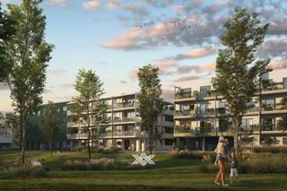 Dit appartement gelegen op de tweede verdieping heeft een bewoonbare oppervlakte van 104 m² en een terras van 14 m² met een zuidwestelijke oriëntatie. <br />Via de inkomhal heeft u toegang tot een lichtrijke leefruimte met een open keuken, een eetplaats, drie slaapkamers en een praktische berging. Verder vindt u er een afzonderlijk toilet, een eerste badkamer voorzien van een inloopdouche en een lavabo, een tweede badkamer uitgerust met een ligbad en een dubbele lavabo. Ondergronds is er een private parkeerplaats voorzien met een handige berging voor extra comfort.<br /><br />Het appartement bevindt zich in de laatste fase van Bloei bestaande uit 2 kleinschalige gebouwen genesteld in een groene setting voor het Vossenbos en achter het nieuwe park. De appartementen worden gekenmerkt door hun concurrentieel prijsniveau en hun sterke ligging op 7 min fietsen van het station Gent-Sint-Pieters en op 5 min wandelen van de tramhalte lijn 1. Bovendien is er voor ieder appartement een ondergrondse parkeerplaats voorzien, vlot bereikbaar via de lift.<br /><br />Bewoners van Bloei kunnen genieten van een hoog-efficiënte warmtepomp in combinatie met PV-panelen en een sterke akoestische en thermische isolatie, resulterend in een E-peil lager dan E30. Vloerverwarming is er de standaard. <br /><br />Benieuwd naar het nieuwbouwproject Bloei? Wij ontvangen je graag voor een persoonlijke en vrijblijvende kennismaking.