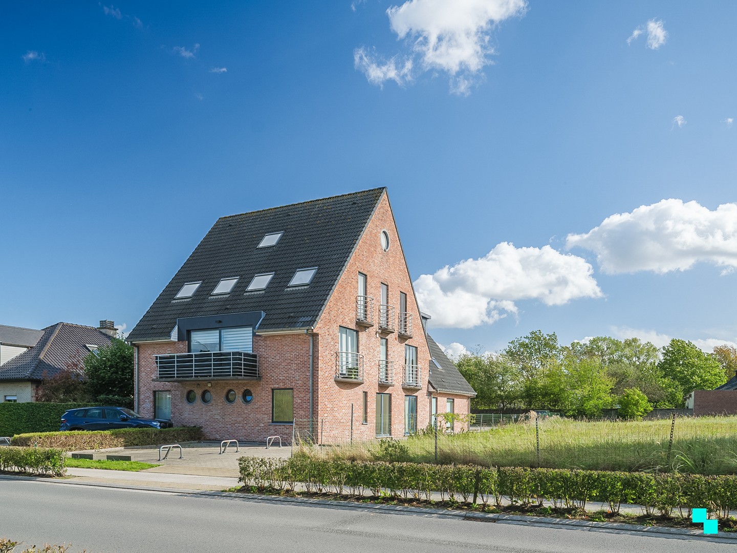 Gelijkvloers appartement met één slaapkamer in het hart van Merelbeke - foto 1