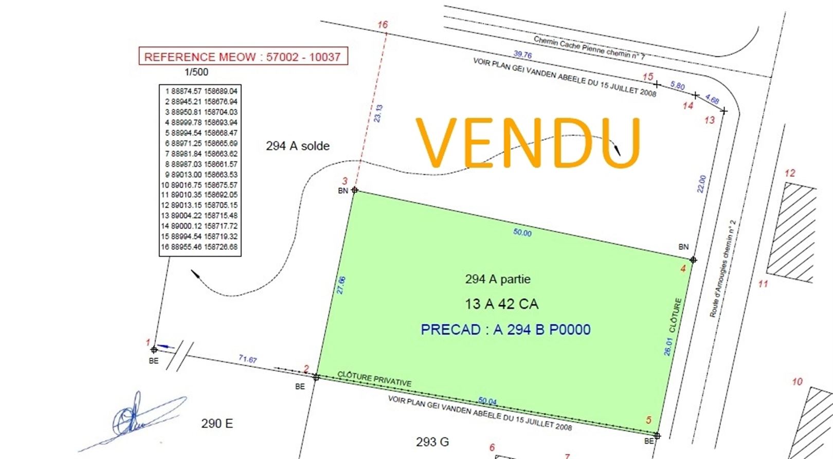 1342 m² zonovergoten bouwgrond met landelijk zicht - foto 2