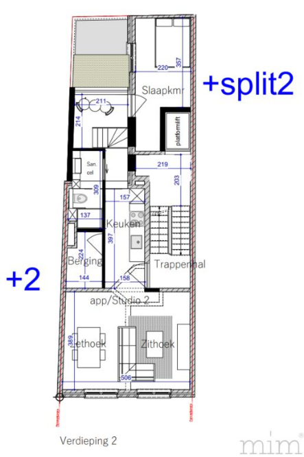 Investeringsopportuniteit: gebouw met plannen &amp; lift voor handelspand en 4 appartementen - foto 5