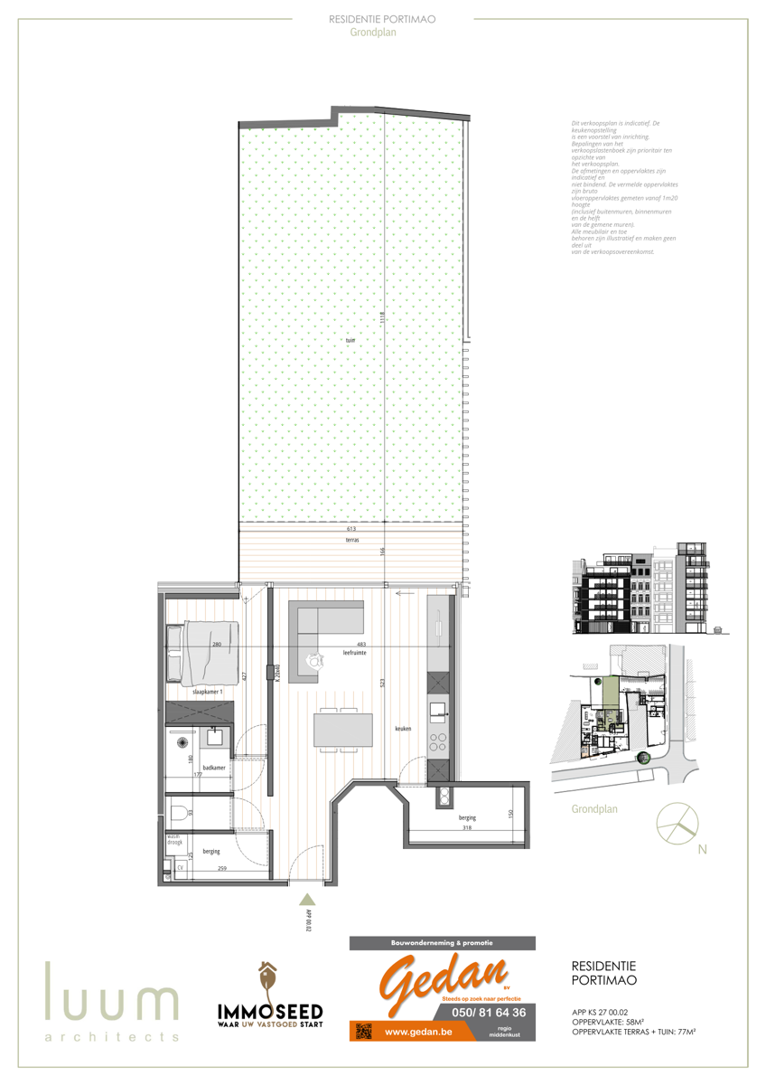 Appartement te koop in Oostende met 1 slaapkamer - foto 5