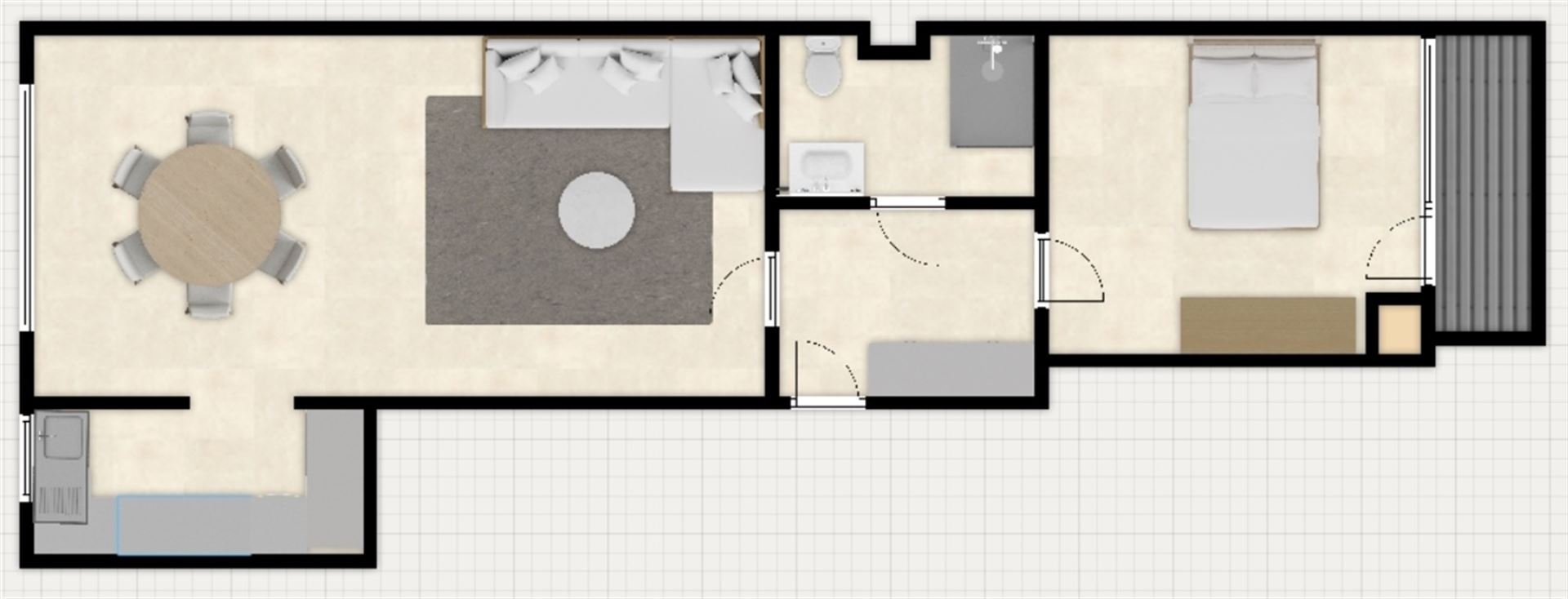 1-bedroom apartment with sunny terrace in the center! - photo 2