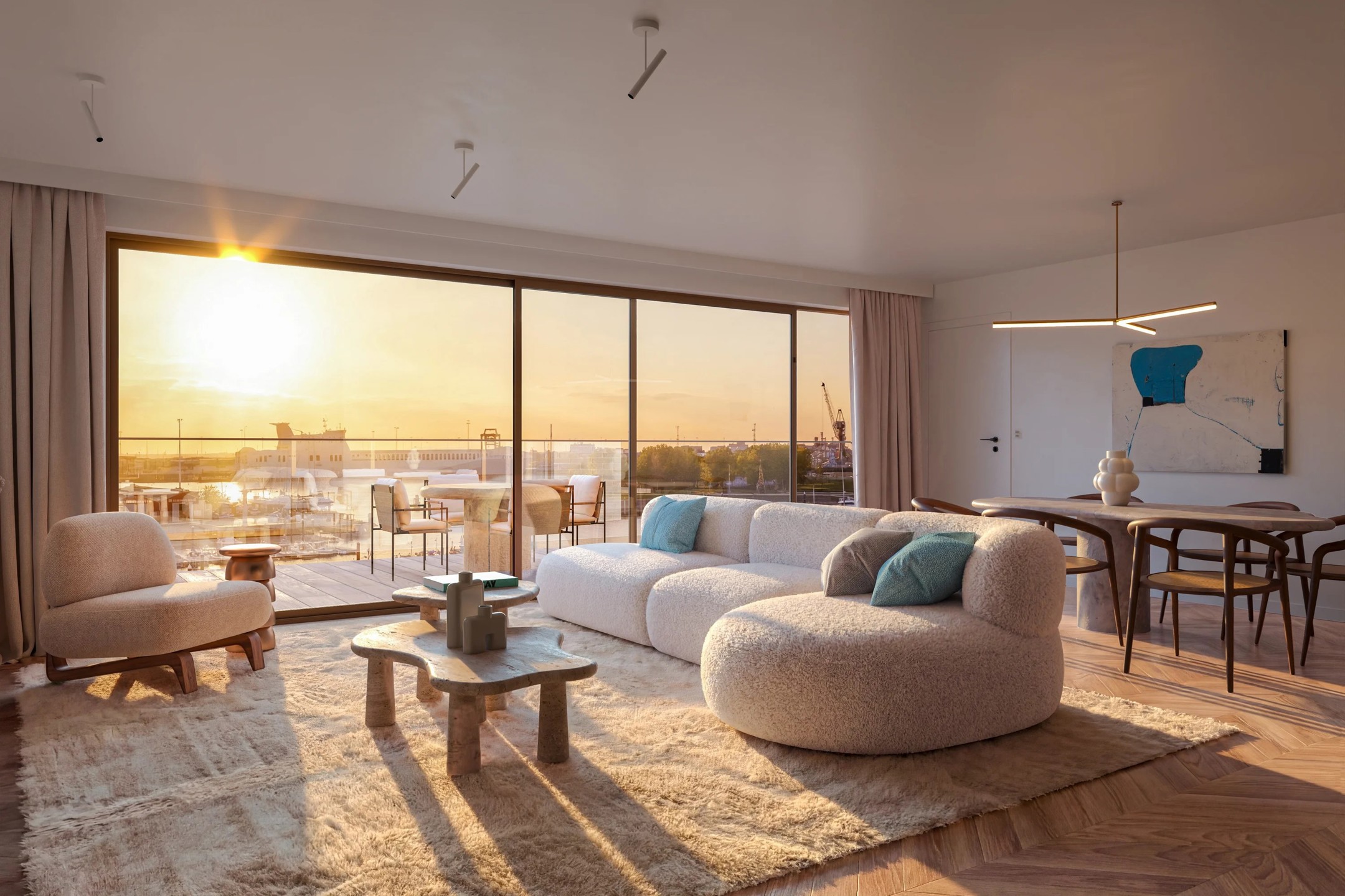 Dockside met zicht op de jachthaven van Zeebrugge - foto 2