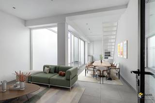 Van Peborghlei 58 - Mortsel Instapklare woning (189m²) met 4 slaapkamers, 2 badkamers en buitenruimte (16 m²) in Mortsel. In de Van Peborghlei geniet...