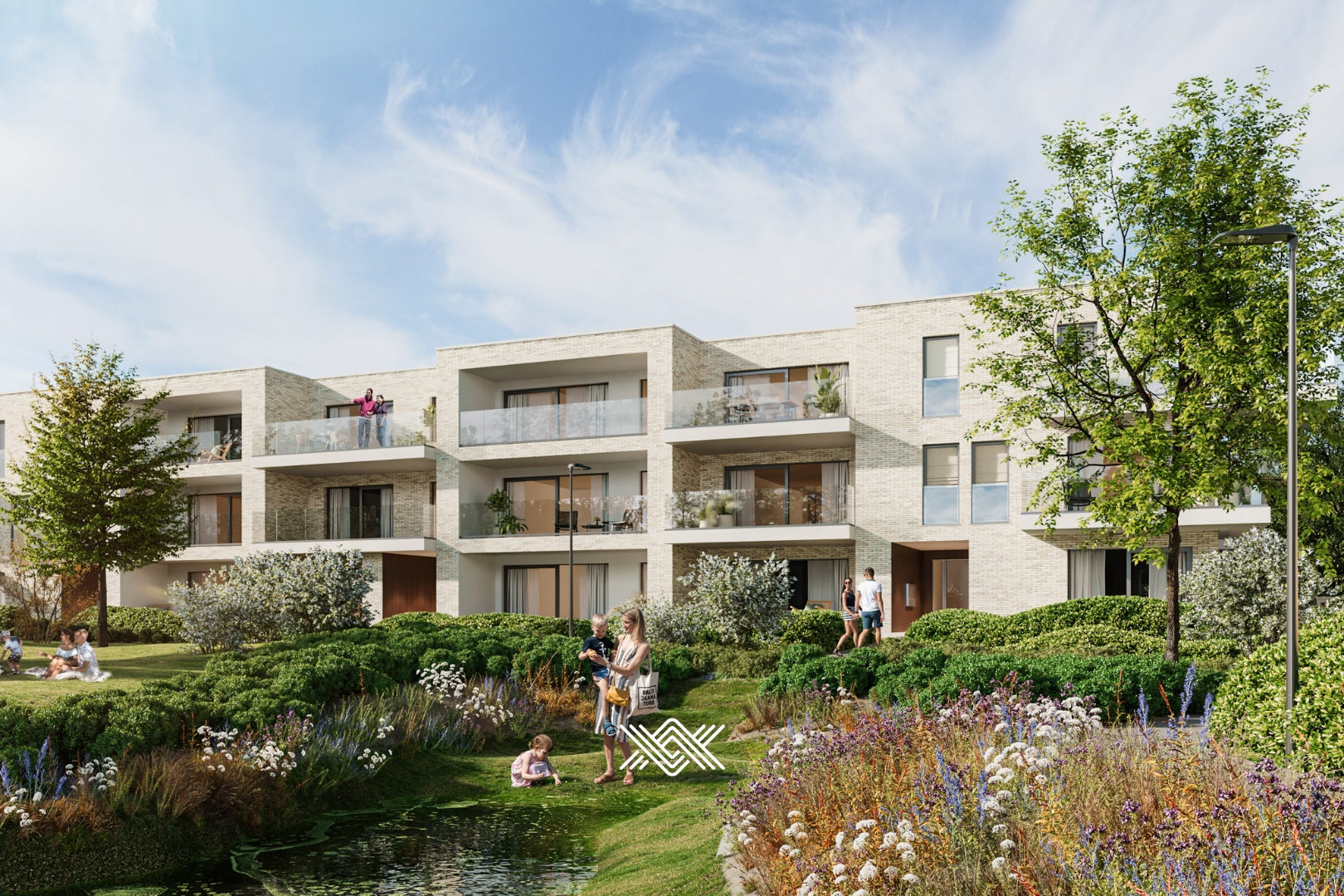 Gelijkvloers tweeslaapkamerappartement met terras en tuin - foto 2