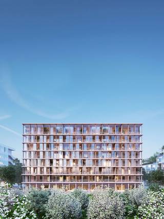 Dit energiezuinige doorzonappartement is ruim, licht en wordt volledig naar wens afgewerkt. Het beschikt over hoge plafonds, 2 slaapkamers,...