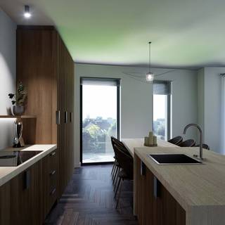 Residentie Sutto is een gloednieuw en kleinschalig woonproject in Zottegem. Het project telt 12 stijlvolle appartementen met één of twee slaapkamers, telkens voorzien van een privatief terras of een aangename tuin. Dankzij de zuidwestgerichte leefruimtes geniet u van overvloedig natuurlijk licht en een aangenaam wooncomfort, terwijl de slaapkamers bewust aan de rustige noordzijde werden ingepland. De doordachte indeling en de kwalitatieve afwerking maken van elk appartement een duurzame en toekomstgerichte woonst.
De ligging combineert het beste van de stad met de charme van de Vlaamse Ardennen. Op wandelafstand bevinden zich het station, winkels, scholen en het ziekenhuis, terwijl het gezellige stadscentrum en het groene Domein Breivelde op slechts enkele minuten liggen. Bovendien beschikt elke koper over een private parkeerplaats op de achterliggende, groen aangelegde parking met laadpalen voor elektrische wagens.

Wie vandaag investeert in Residentie Sutto, geniet van de unieke kans om aan te kopen aan het verlaagde btw-tarief van 6%, wat een aanzienlijk financieel voordeel betekent. Dit maakt het project niet alleen interessant voor starters en doorstromers, maar ook bijzonder aantrekkelijk voor investeerders. Residentie Sutto staat garant voor een stijlvolle woonbeleving, in een hedendaags project dat rust, comfort en bereikbaarheid harmonieus samenbrengt.
