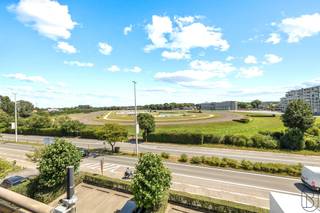Groot duplex-appartement met 3 SLK, en TERRAS met UNIEK ZICHT op de Hippodroom, op wandelafstand van het centrum en de Markt. Dit degelijk...