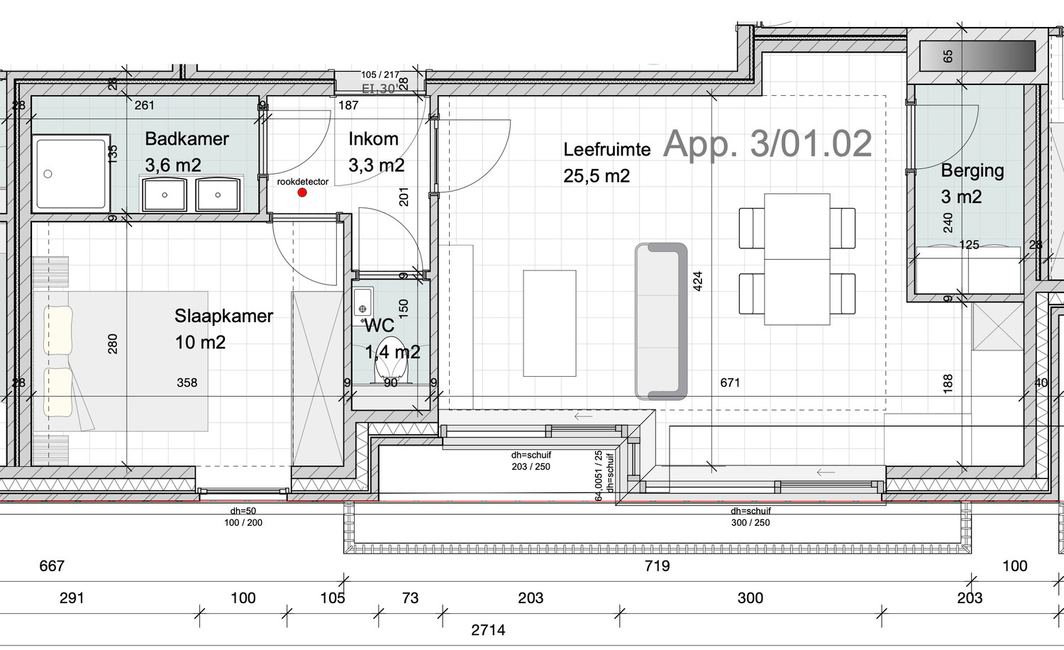 Appartement à vendre à Ostende avec 1 chambre - photo 3