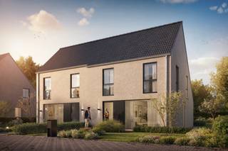 In het rustige Meulebeke in een kindvriendelijk buurt bouwt Hectaar deze twee hedendaagse halfopen bebouwingen met zuid-gerichte tuin. Deze woningen zijn gelegen op een beugscheut van het centrum van Meulebeke en vlakbij invalswegen richting Tielt, Ingelmunster, Dentergem,... <br />Deze nieuwbouwwoningen zijn voorzien van 3 volwaardige slaapkamers, lichtrijke leefruimte met open keuken en volledig uitgeruste badkamer. De afwerking van de woning kunt u, samen met onze partnerleverancier, volledig afstemmen op uw eigen smaak en budget. Er wordt een prefab garagebox voorzien in de prijs. (foto's referentie voorgaande woningen). 
<ul>
	<li>Kindvriendelijke en rustige woonbeurt;</li>
	<li>Energiezuinige woning; </li>
	<li>Vloerverwarming op het gelijkvloers</li>
	<li>Overschakeling naar warmtepomp mogelijk tot einde ruwbouw</li>
	<li>3 ruime slaapkamers</li>
	<li>Losstaande garagebox inbegrepen in de prijs</li>
	<li>Afwerking naar keuze. </li>
</ul>
Aarzel zeker niet om contact op te nemen bij vragen of verdere interesse. <br /> 