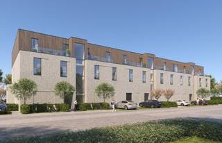 Ruim en functioneel: Met twee slaapkamers biedt dit type appartement meer ruimte als u behoefte heeft aan een extra kamer. De indeling is ruim en praktisch, met hoogwaardige afwerkingen en veel natuurlijk licht.<br /><br />Het appartement is uitgerust met een lucht/water-warmtepomp en zonnepanelen, waardoor je geniet van een lage energierekening. Met hoogwaardige afwerkingen bied dit appartement het perfecte evenwicht tussen comfort, stijl en duurzaamheid. Daarbij heeft u een ruim terras van 23m2 en heeft u dus de ideale plek om te wonen en te ontspannen.<br /><br />Interesse?