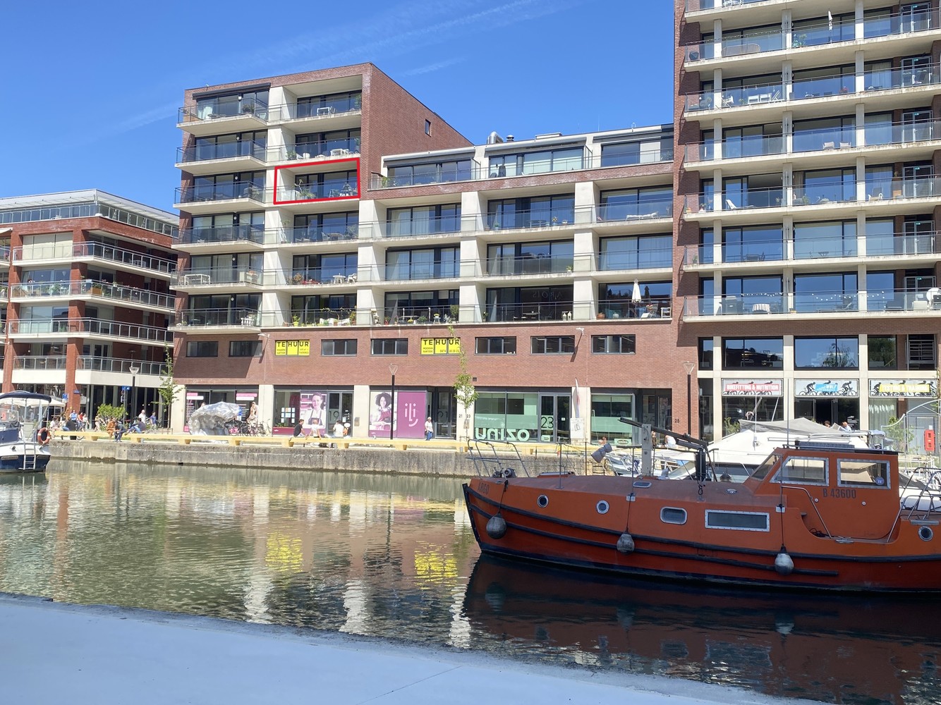 Licht, luxe en zicht op de haven – uniek appartement te huur aan de Vaartkom in Leuven - foto 1