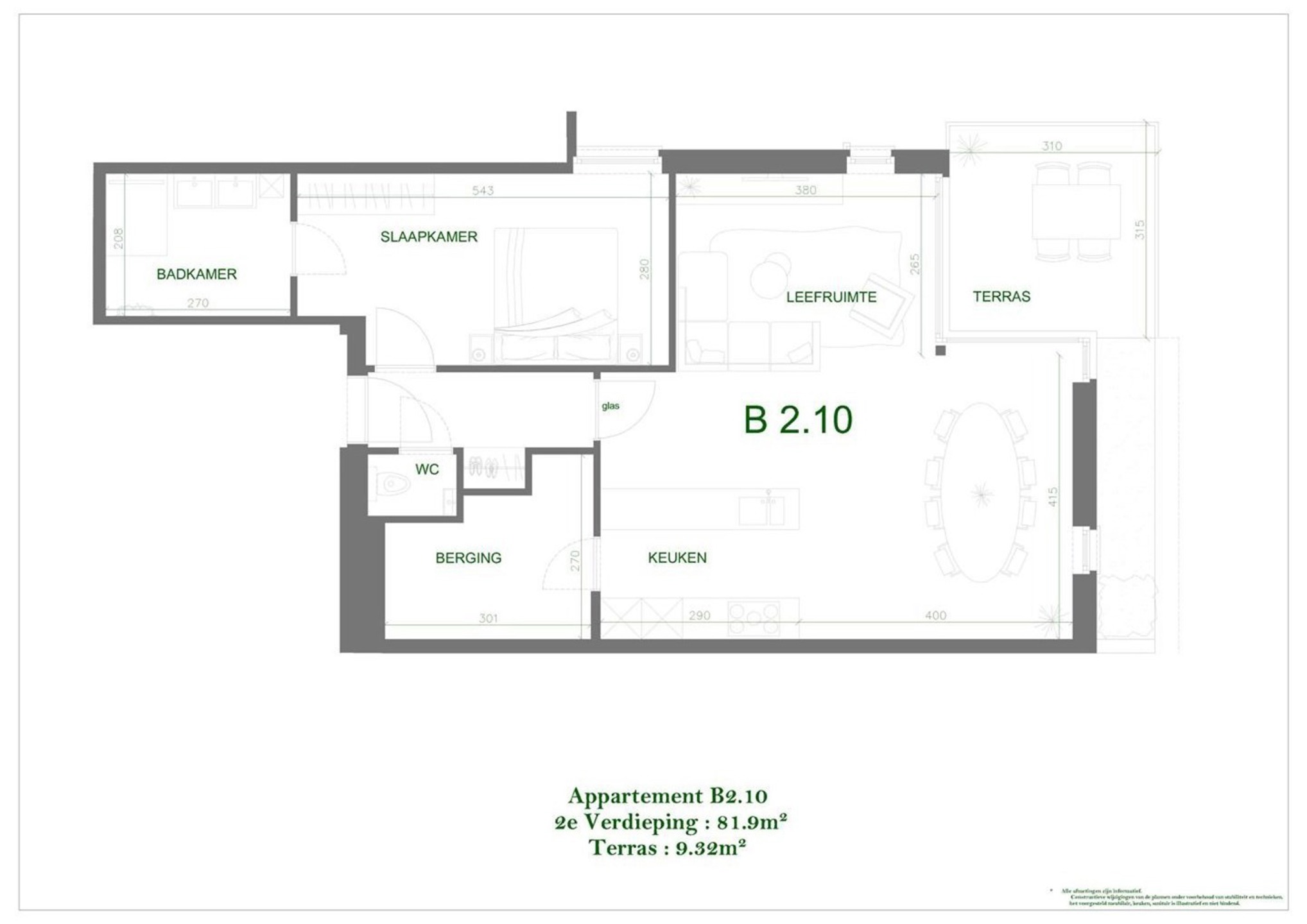 Mechelen 2de verdieping - appartement B2.10 - foto 5