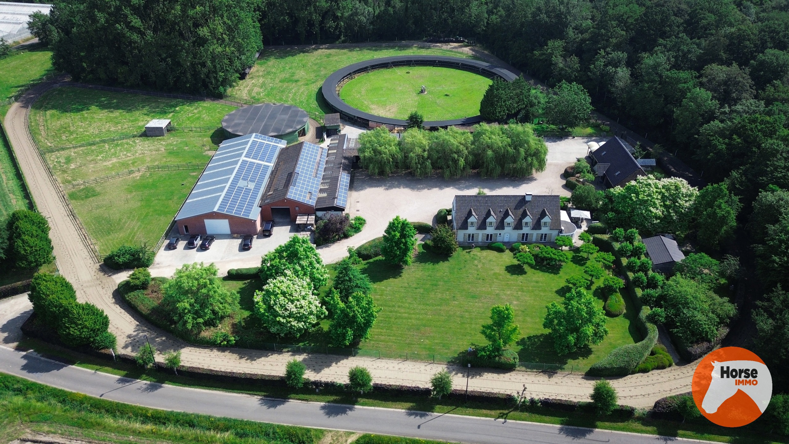 MERELBEKE - Professioneel paardencomplex op 3,35HA - foto 1