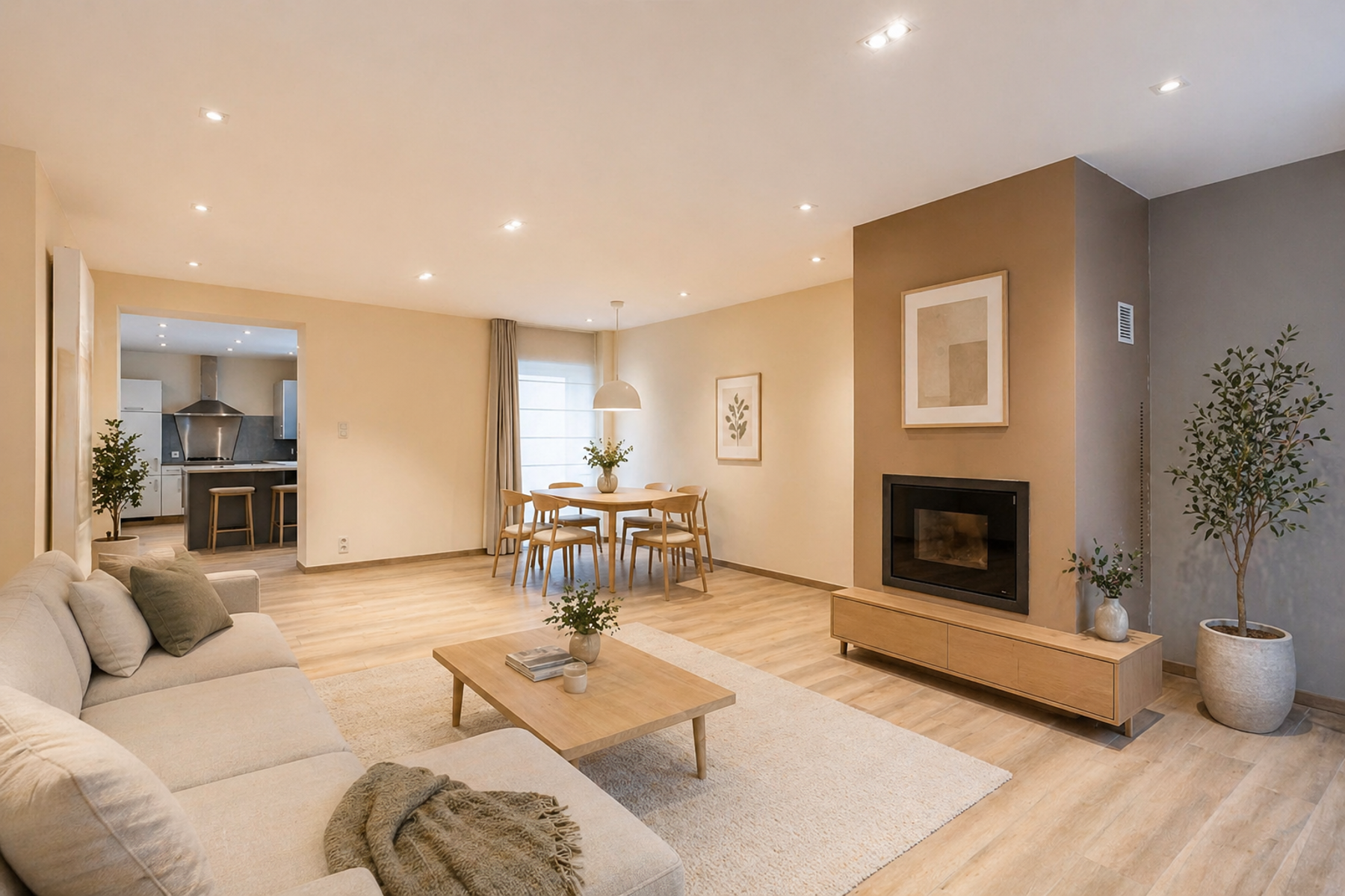Volledig gerenoveerde woning met tuin en garage te koop in Lede - foto 4
