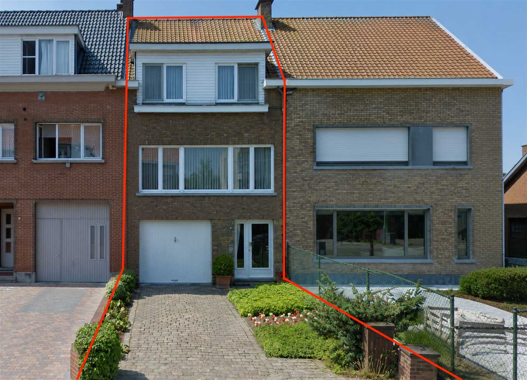 Bel-etage met 3 slk, ruime leefruimte en grote tuin. - foto 1