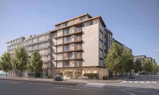 Penthouse luxueux et central à vendre à 50 mètres de la digue à Koksijde.Salon lumineux avec cuisine ouverte et grande terrasse ensoleillée de 20...