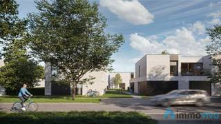 <p><span>Algemeen:</span></p><p><span>Deze nieuwe groene community in het hart van de Collegewijk in Edegem herbergt 16 woningen en 2 appatementen, vlakbij het centrum van Mortsel en Edegem. Deze energiezuinige woningen (E- peil 10) beschikken allen over 3 slaapkamers en een groot terras en genieten allen mee van het gemeenschappelijke groen. Ondergronds is er ruime fietsenstalling voorzien en ook een handige berging en parkeerplaats kan mee worden aangekocht. Er is bezoekersparking aanwezig. </span><span>12 van de 16 woningen kunnen aangekocht worden aan 6% BTW</span><span> (indien u aan de voorwaarden voldoet).</span></p><p><span>De hoogwaardige architectuur en afwerking maken dit een prachtige locatie om te wonen. De nabijheid van Fort V en Hof Ter Linden (90 ha groen) op minder dan 2 minuten is een leuke troef. Naast de standaard hoge afwerking kan u de woning naar eigen smaak laten afwerken.</span></p><p><span> </span></p><p><span>Indeling:</span></p><p><span>We bereiken dit appartement op de eerste verdieping via de traphal of lift die rechtstreeks toegang geeft tot uw appartement. U kom toe in een praktische inkom die toegang geeft tot een lichtrijke leefruimte dankzij het grote hoekraam naar het overdekte zuid-terras. De open keuken is praktisch ingericht en geeft toegang tot de berging met de technieken (Viessmann warmtepomp en ventilatie type D) . Via de nachthal waar u een kastenwand kan voorzien bereiken we twee mooie slaapkamers en een badkamer voorzien van douche en dubbele lavabo.</span></p><p><span><br />Ondergronds kan u een staanplaats en berging mee aankopen. Er zijn ook bezoekersparkings voorzien en fietsenstalling. </span></p><p><span>Interesse?</span></p><p><span>Zoekt u naar een nieuwappartement in een groene community op een absolute toplocatie? Twijfel niet langer en maak snel uw afspraak via <span>tom@immovivo.be</span></span><span> of 0492/97.47.03.<br /><br /></span></p>