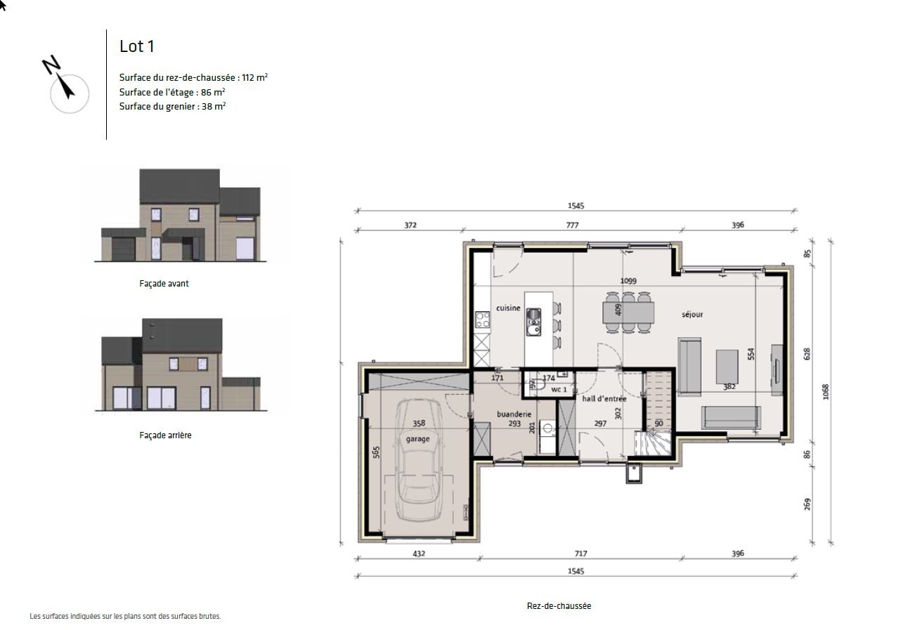 Jolie villa 4 façades contemporaine avec garage - photo 3