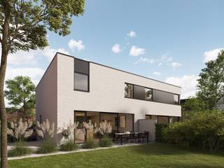 Geniet van het btw tarief van 6%*. Deze moderne nieuw te bouwen woning maakt deel uit van een nieuwe verkaveling van 26 woningen langs de Lendeleedsestraat in Izegem (Burgemeester Gerda Myllestraat). De verkaveling is een plezier voor zowel jong als oud. Enerzijds is de verkaveling vrij landelijke gelegen en wordt er binnen de verkaveling een groene zone voorzien, anderzijds is de verkaveling gelegen op fietsafstand van het centrum van Izegem. Deze straat is bijzonder rustig en doodlopend.<br /><br />De woning met een perfecte zuidelijke oriëntatie heeft een ruime leefruimte met aansluitend een open keuken. De achtergevel van de woning is volledig in glas waardoor het bijzonder lichtrijk is in de woning. Naast de keuken wordt een ruime berging voorzien. Op de eerste verdieping zijn er 3 ruime slaapkamers, de masterbedroom beschikt eveneens over een aansluitende dressingruimte. Verder vinden we hier de badkamer (met inloopdouche, bad en dubbel lavabo) en een afzonderlijk toilet.<br />Deze nieuw te bouwen woning wordt volledig afgewerkt met kwalitatieve materialen zoals o.a. maatkeuken inclusief toestellen met een natuurstenen werkblad, vloerverwarming op het gelijkvloers en de eerste verdieping aangestuurd door middel van een warmtepomp (water/lucht), laminaat in de slaapkamers, zonnepanelen, oprit, terrassen, eiken trap, regenwaterpomp in de put … De keuzes voor de afwerking zijn volledig naar smaak van de koper.<br />Interieurfoto’s zijn als voorbeeld van een gelijk(w)aardige woning. <br />Ontdek deze nieuwbouwwoning in Izegem<br />Grondoppervlakte: 300 m² / E-peil : 20 / Prijzen excl. btw en registratiebelastingen<br />*BTW 6% onder voorwaarden<br />Voor meer informatie, contacteer BOUW BOSSU op het nummer 0496 101 201 - www.bouwbossu.be