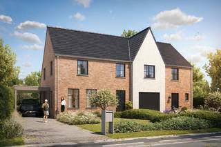 Hectaar bouwt drie landelijke en energiezuinige nieuwbouwwoningen, centraal gelegen met uniek landelijk zicht in Waarschoot (Lievegem). Hier geniet u van de rust en charme van een landelijke omgeving, terwijl u toch vlot toegang hebt tot openbaar vervoer, scholen en winkels.<br />Deze woningen bieden niet alleen ruimte en comfort, maar ook de unieke mogelijkheid om de afwerking volledig zelf te kiezen in samenspraak met onze partnerleveranciers. Zo creëert u een thuis die volledig aansluit bij uw smaak en wensen.<br /><br /><strong>Indeling van de woning: </strong><br />Gelijkvloers: inkomhal met gastentoilet, lichtrijke leefruimte met open keuken, inpandige garage of ruime berging. <br />Eerste verdiep: nachthal met apart toilet, 3 ruime slaapkamers, badkamer met ligbad, inloopdouche en dubbele wastafel. <br />Zolder: toegankelijk met uitklapbare trap, grote bergruimte. <br /><br /><strong>Extra troeven: </strong>
<ul>
<li>Unieke locatie;</li>
<li>Lucht-water warmtepomp; </li>
<li>Inpandige garage;</li>
<li>Zonnige tuin met landelijk zicht; </li>
<li>Afwerking op maat, te kiezen bij onze partnerleveranciers. </li>
</ul>
Interesse in deze prachtige woningen te Waarschoot? Aarzel zeker niet om contact op te nemen! <br />