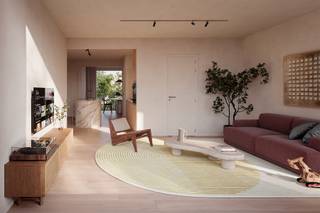 Tweede verdieping appartement – 92 m² + 6 m² terras | 2 slaapkamers<br /><br />Dit ruime appartement van 92 m² op de derde verdieping combineert comfort, licht en functionaliteit. Met twee slaapkamers is het ideaal voor koppels, jonge gezinnen of wie graag een extra werk- of hobbyruimte heeft.<br /><br />De open en lichtrijke leefruimte vormt het hart van het appartement en biedt alle mogelijkheden om te ontspannen, samen te koken of gezellig tijd door te brengen met familie en vrienden. De keuken kan volledig worden afgewerkt naar jouw wensen, zodat stijl en gebruiksgemak perfect samenkomen.<br /><br />Een van de grootste troeven is het private terras van 6 m². Hier geniet je in alle stilte van zon en groen—ideaal voor een ontbijtje in de ochtendzon, een barbecue met vrienden of een veilige speelplek voor kinderen.<br /><br />Dankzij de ligging aan het Rivierenhof woon je midden in het groen, terwijl alle stedelijke voorzieningen op korte afstand bereikbaar zijn.<br /><br />Dit appartement verenigt duurzaamheid, comfort en een uitzonderlijke ligging, en biedt een toekomstgerichte woonervaring in een modern nieuwbouwproject.