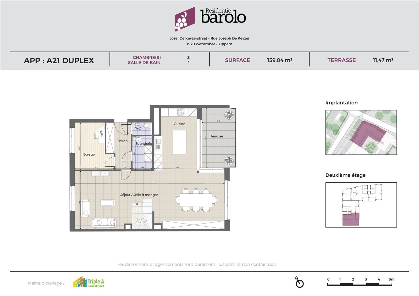 Ruim nieuwbouw duplex gelegen op de tweede verdieping met zuidgericht terras. - foto 4