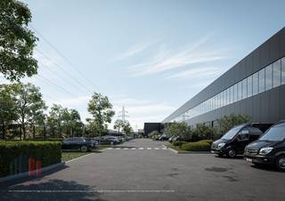 Espace de stockage d’une superficie totale de 864 m² avec une mezzanine de 222 m², situé le long de la célèbre Woluwelaan à Vilvoorde/Machelen...