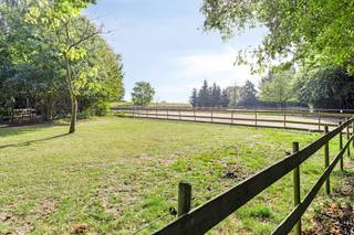 <p>Droom je van wonen in alle rust, <strong>omringd door groen en ruimte</strong>? Dan is deze charmante hoeve in Anzegem precies wat je zoekt. Op een uitzonderlijk perceel van <strong>16.572 m²</strong> geniet je van maximale privacy, een landelijke omgeving en tal van mogelijkheden voor wie houdt van natuur, dieren of het buitenleven. Dankzij de vlotte verbinding naar de E17 en de nabijheid van winkels en scholen combineer je hier rust met bereikbaarheid.</p>
<p>Deze karaktervolle hoeve uit 1980 biedt <strong>313 m² bewoonbare oppervlakte</strong>. Via de ruime inkomhal bereik je de gezellige leefruimte met houtcassette en de volledig ingerichte leefkeuken. Op het gelijkvloers bevinden zich ook een bureau, wasplaats, bergingen en een slaapkamer met eigen badkamer.</p>
<p>Op de verdieping zijn er vier slaapkamers, waarvan één met eigen badkamer, plus een derde badkamer. Verder beschikt de woning over een droge kelder, drie garages met automatische poorten en een ruime zolder en kelder bij de garages, beide bereikbaar via een vaste trap.</p>
<p>Buiten geniet je van een statige oprijlaan met twee toegangspoorten, een aangelegde tuin met vijver en een grote weide, ideaal voor paarden of andere dieren. Omheining en stallen kunnen mee overgekocht worden. Extra troeven zijn de regenwaterput van 30.000 liter, EPC-label C en P-score A / G-score A.<br /><br />Troeven:</p>
<ul><li>5 slaapkamers</li><li>3 badkamers</li><li>Grote paardenweide</li><li>Omgeven door groen</li></ul>
<p>Een unieke eigendom voor wie zoekt naar ruimte, privacy en landelijke charme.</p>