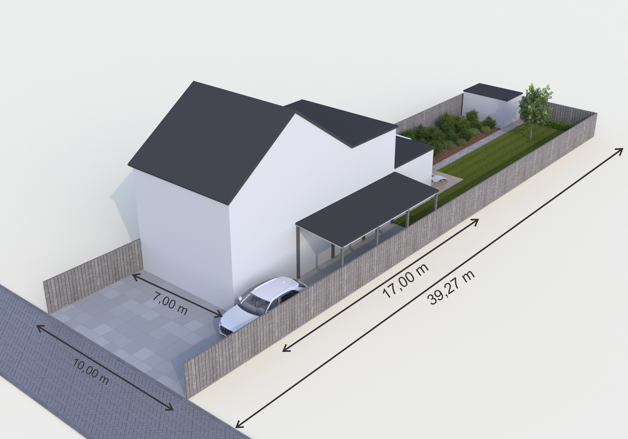 Bouwgrond voor halfopen bebouwing van 399 m² - foto 5