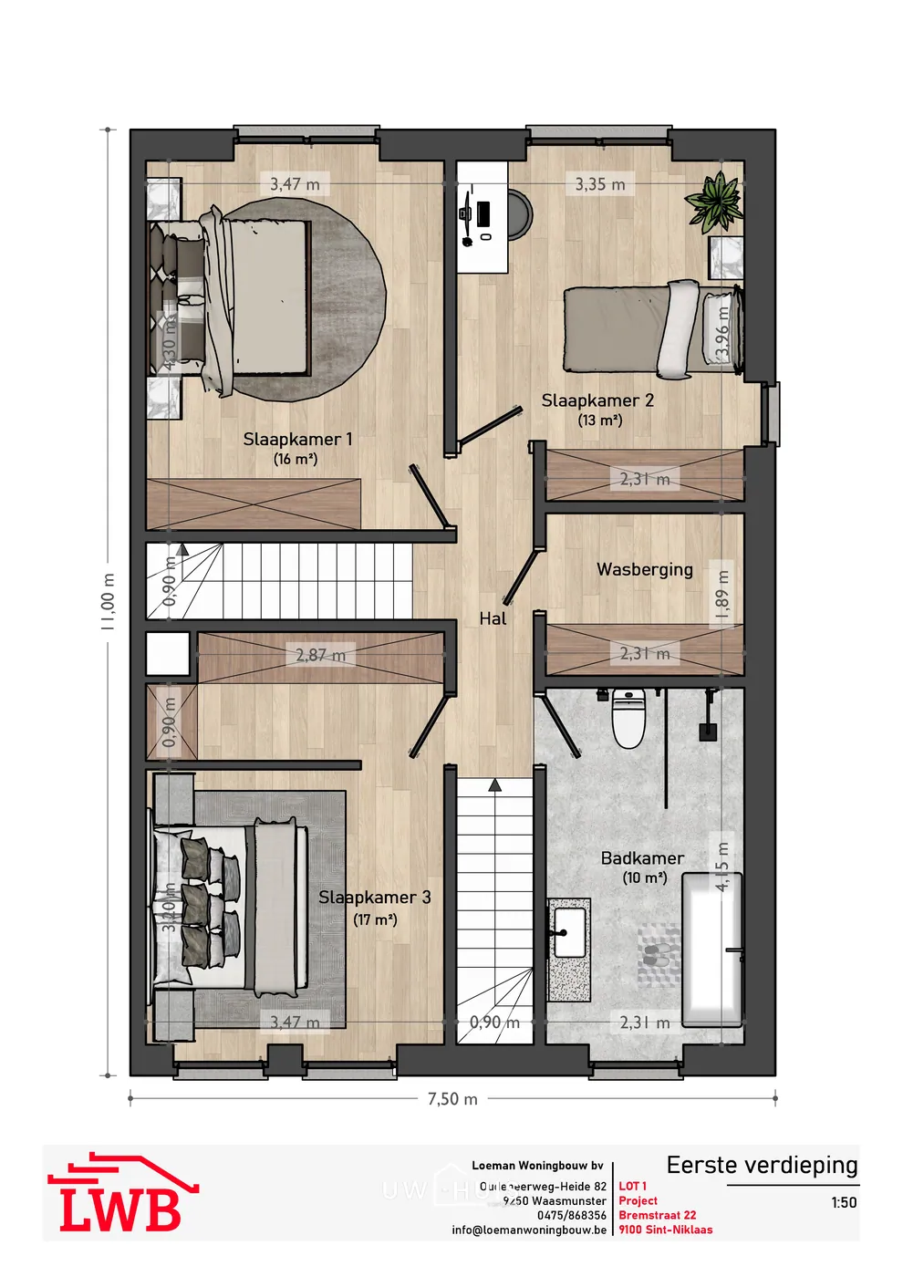 TE REALISEREN NIEUWBOUW HOB MET 4 SLPK EN GUNSTIG E PEIL - foto 4