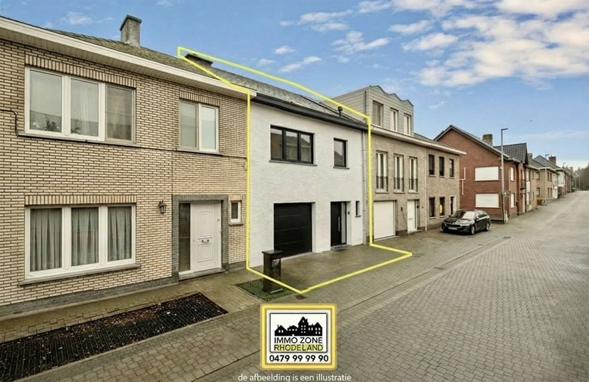 Op te frissen woning met 3 slpks, inpandige garage en tuin - foto 2