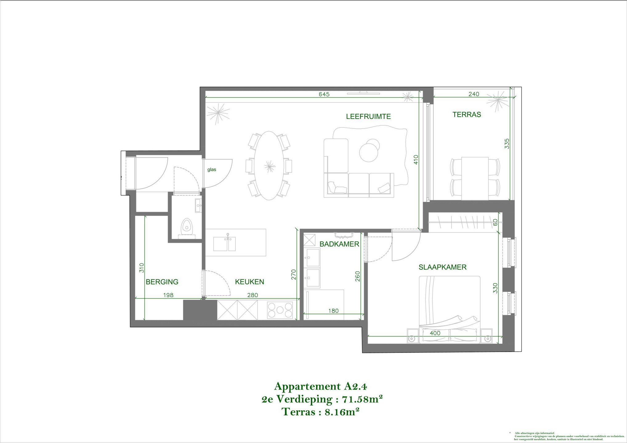 Mechelen appartement A2.4 op 2de verdiep - foto 2