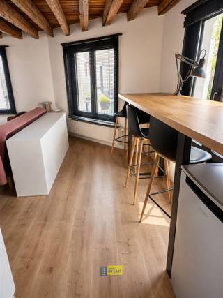 <p><span>Deze charmante en lichtrijke studio van ca. 42 m² combineert een warme uitstraling met praktisch wooncomfort. De authentieke houten balken zorgen voor extra karakter en geven de leefruimte een gezellige sfeer.</span></p><p><span>De studio beschikt over een aangename leefruimte met open, ingerichte keuken, een slaapgedeelte, een aparte werkhoek, een badkamer met douche en een afzonderlijk toilet. Dankzij de slimme indeling wordt de beschikbare ruimte optimaal benut.</span></p><p><span>De studio geniet van een centrale ligging, op korte afstand van het bruisende centrum van Antwerpen, het Centraal Station en tal van winkels en voorzieningen. </span></p><p><span>Een gezellige en praktische studio met karakter, ideaal voor een alleenstaande of koppel op zoek naar een comfortabele woonst.</span></p>