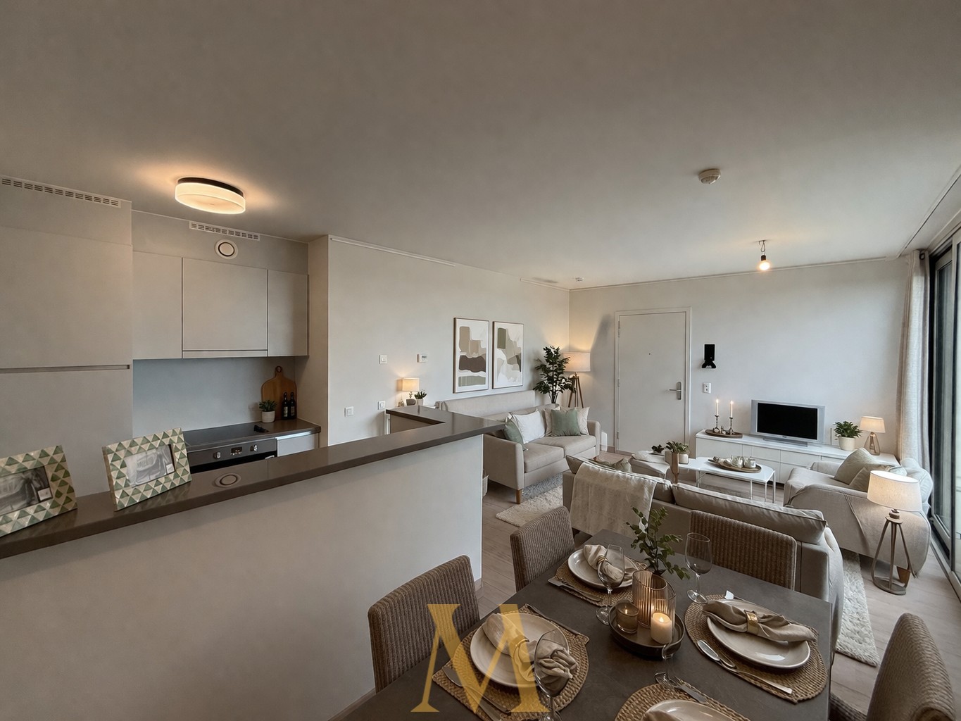 Lichtrijke serviceflat met terras en topligging in Deinze - foto 4