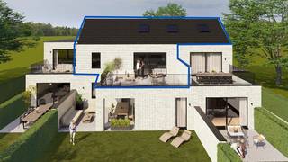 <span><strong>Exclusief duplex-appartement (nieuwbouw) in residentie 'CELAVIE'</strong></span><br />Op de Borreshoefstraat 19 in Dilsen-Stokkem vindt u dit luxueuze en energiezuinige nieuwbouwappartement terug. Het stijlvolle appartementsgebouw ‘CELAVIE’ telt 6 zuidgerichte wooneenheden die allen voorzien zijn van de nieuwste moderne voorzieningen op het gebied van comfort en energie-efficiëntie. Gelegen in een groene omgeving, maar toch vlak bij alle belangrijke voorzieningen, geniet u hier van een uitstekende locatie.<br /><br />Ieder appartement wordt afgewerkt met hoogwaardige materialen en straalt klasse uit door de combinatie van lichte gevelsteen en gebrand hout als gevelbekleding. Elke wooneenheid wordt individueel verwarmd met een lucht-waterwarmtepomp en is voorzien van vloerverwarming. Deze elementen bieden u als bewoner vele voordelen, zoals een gezonde omgeving, betere luchtkwaliteit en aanzienlijk lagere energiekosten. De EPB-score met een E-peil lager als 20 onderstreept de duurzaamheid van dit appartement.<br /><br /><span><strong>APPARTEMENT A 1.2. - DUPLEX</strong></span><br />Het appartement is gelegen op de tweede en derde verdieping en situeert zich centraal in het gebouw. Het appartement heeft een bruto oppervlakte van 188,50 m² en is voorzien van een gezellig aangelegd terras met respectievelijk een oppervlakte van 33,30 m². Daarnaast hebt u toegang tot de tuinberging en een privatieve overdekte parkeerplaats (+- 13m²) aan de achterzijde van het perceel.<br /><br />Appartement A 1.2. heeft de volgende indeling: <br />Verdiep 1:
<ul>
<li>Inkomhal</li>
<li>Vestiaire</li>
<li>Apart toilet</li>
<li>Woonkamer met open keuken</li>
<li>Bergruimte</li>
<li>Terras</li>
</ul>
Verdiep 2:
<ul>
<li>Nachthal</li>
<li>Slaapkamer 1 met aansluitende dressing</li>
<li>Slaapkamer 2</li>
<li>Slaapkamer 3</li>
<li>Bureau</li>
<li>Toilet</li>
<li>Badkamer </li>
<li>Bergruimte & technische ruimte </li>
</ul>
Gelijkvloers:
<ul>
<li>Tuinberging </li>
<li>Autostaanplaats/carport </li>
<li>Gemeenschappelijke tuin aan de achterzijde van het perceel</li>
</ul>
<u>Bij ieder appartement dient er een privé autostaanplaats en tuinberging mee aangekocht te worden. </u><br />De tuinberging en parkeerplaats kunnen naar eigen wens en beschikbaarheid gekozen worden. <br /><br /><span><strong>PRIJS (excl. kosten):</strong></span><br />Appartement: 449.000,00 EUR<br />Tuinberging: 16.080,00 EUR <br />Privé autostaanplaats: vanaf 8.920,00 EUR <br /><em>(De vermelde prijzen zijn exclusief alle koperskosten) </em><br /><br />Er worden reeds 6 zonnepanelen voorzien met een totaal van 2.640 Wp. Dit is nog uitbreidbaar (tegen meerprijs) tot 12 panelen.<br /><br /><span><strong>Mogelijk onder 6% btw-tarief!</strong></span><br />Goed nieuws voor kopers: onder bepaalde voorwaarden kom je mogelijks in aanmerking voor het verlaagde btw-tarief van 6% (in plaats van 21%) op de constructie. Contacteer ons gerust voor meer informatie over deze interessante fiscale kans.<br /><br /><span><strong>TROEVEN VAN RESIDENTIE CELAVIE</strong></span>
<ul>
<li>Top locatie - Vlotte bereikbaarheid van alle belangrijke voorzieningen;</li>
<li>Kleinschalig project bestaande uit zes appartementen;</li>
<li>Moderne uitstraling en kwaliteitsvolle afwerking;</li>
<li>Futureproof en energiezuinig wonen;</li>
<li>Volledig afgewerkte appartementen - exclusief schilderwerken, los meubilair en ingebouwde kasten;</li>
<li>Zuidgericht terras;</li>
<li>Overdekte parkeerplaats en privatieve berging.</li>
</ul>
<br /><em>! De bouwwerken zijn van start gegaan, de oplevering is gepland voor het najaar van 2026 !</em><br /><br />Interesse in dit prachtige nieuwbouwappartement in residentie 'CELAVIE'? Neem vandaag nog contact op met Immo Verslegers via <span><strong>089/23 44 22</strong></span> of mail naar <span><strong>info@immoverslegers.be</strong></span> voor een afspraak en een kijkje in de infobrochure.