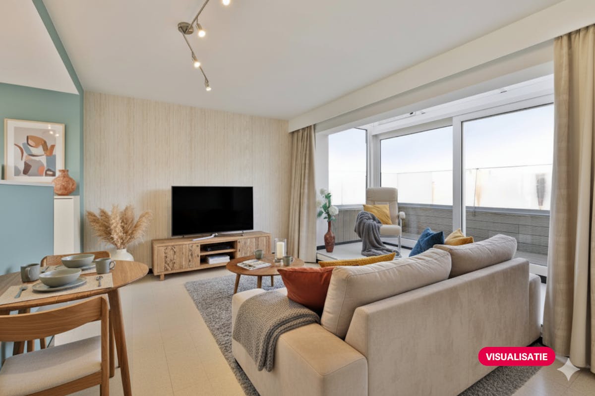 Dakstudio (47m²) met 2 terrassen in Roeselare te koop. - foto 4