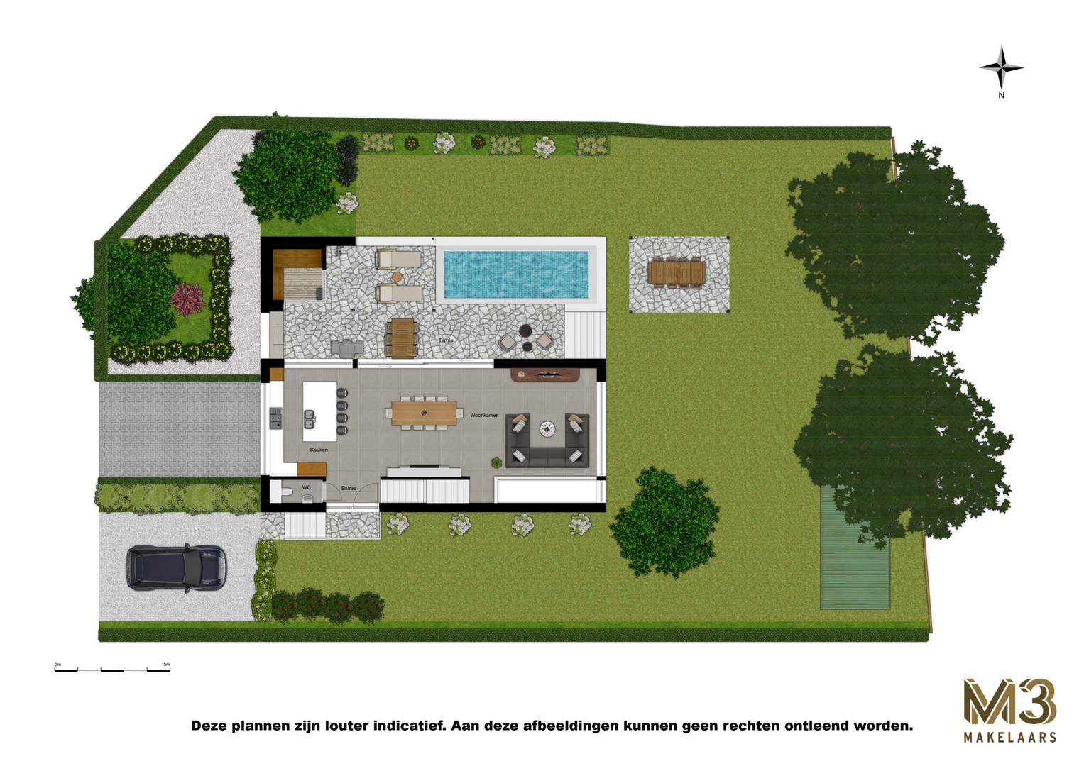 Bouwgrond 813m2 voor open bebouwing - foto 2