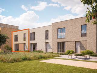 Welkom in deze moderne halfopen nieuwbouwwoning (297 m²) met 3 slaapkamers, gelegen rond een prachtige publieke parktuin waar rust, groen en gezelligheid centraal staan. De strakke architectuur, hoogwaardige materialen en het plat dak zorgen voor een tijdloze uitstraling.<br />Dankzij de zuidwestgerichte tuin geniet je volop van zon en buitenleven. De woning biedt bovendien een praktische carport, fietsberging en een doordachte indeling met veel lichtinval en hedendaags wooncomfort.<br />Ook duurzaamheid staat voorop, met een geothermische warmtepomp en zonnepanelen die zorgen voor een energiezuinige en toekomstgerichte woonoplossing.<br />Interesse in wonen op een rustige, groene locatie met alle comfort van vandaag? Contacteer ons via Marisa.Marasco@matexi.be, 014 48 01 62<span> of check matexi.be.</span><br />