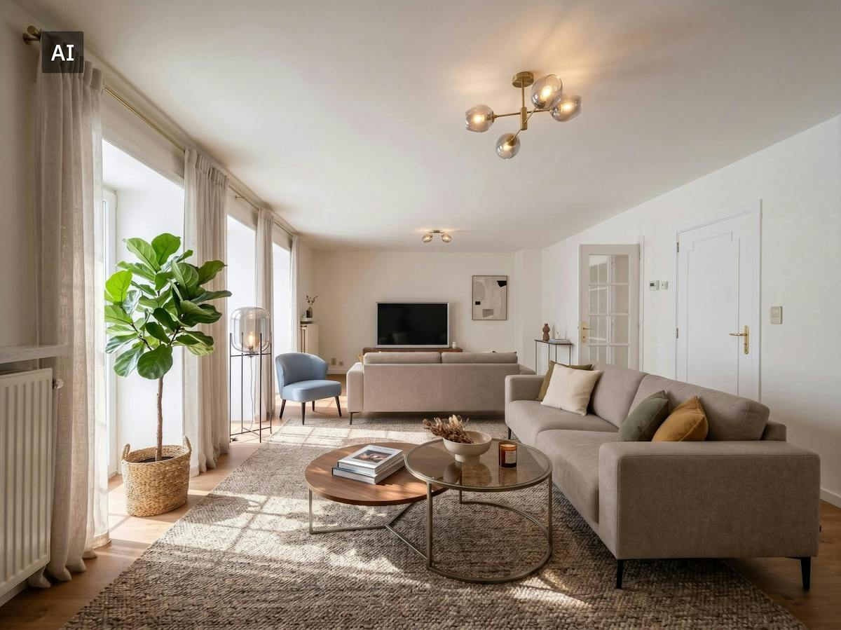 Lichtrijk en uiterst ruim appartement met 3 slaapkamers te huur in Brugge - foto 5