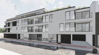KORTEMARK: Appartement 2.05 met 2 slaapkamers en zitterras gelegen op de tweede verdieping van Nieuwbouwresidentie Mila en Nora<br /><br />Deze kleinschalige nieuwbouwresidentie is centraal gelegen nabij het station en op wandelafstand van de Markt in Kortemark. Met de E403 op 8,5 km geniet het project een uitstekende bereikbaarheid. In de onmiddellijke buurt vindt u er onder andere scholen, sporthal, natuur- en recreatiedomein Krekemeersen, warenhuizen, bakkerij, slagerij, apotheek, bank ... <br /><br />“Residentie Mila en Nora” bestaat uit 2 inkomhallen en 4 verdiepingen. De gelijkvloerse verdieping bevat 6 dubbele garageboxen, 5 enkele garageboxen en 5 autostaanplaatsen. In de eerste en tweede verdieping vinden we per verdieping 5 villa-appartementen. De dakverdieping bestaat uit 1 luxe-penthouse. <br /><br />Dit appartement wordt afgewerkt met de nodige precisie. De grote raampartijen, de aangename bewoonbare oppervlakte van 105,6m² en het zitterras van 5,3m² zorgen voor een zalig luchtig gevoel. De open keuken en de badkamer worden uitgerust met alle hedendaags comfort. <br /><br />Appartement 2.05 is gelegen op de tweede verdieping en is als volgt ingedeeld: <br />- Inkomhal met gastentoilet en berging<br />- Ruime leefruimte voorzien van grote raampartijen<br />- Kwalitatieve open keuken voorzien van alle hedendaags comfort<br />- 2 aangename slaapkamers<br />- Stijlvolle badkamer<br /><br />Mogelijkheid tot aankopen van een enkele/dubbele garagebox en/of een autostandplaats in het gebouw. <br /><br />TECHNISCH : <br />- Centrale verwarming op aardgas met condenserende wandketel<br />- Hoog-rendementsbeglazing met isolerende PVC-beraming<br />- Thermische isolatie conform EPB-regelgeving<br />- Ventilatiesysteem conform EPB-regelgeving<br />- Brandwerende en inbraakveilige Inkomdeur <br />- Conforme elektriciteit <br /><br />Bel Nik (T. 0472 38 97 46) vrijblijvend op voor meer informatie. Wij begeleiden u graag met de glimlach op zoek naar uw droomwoning & commercieel pand.