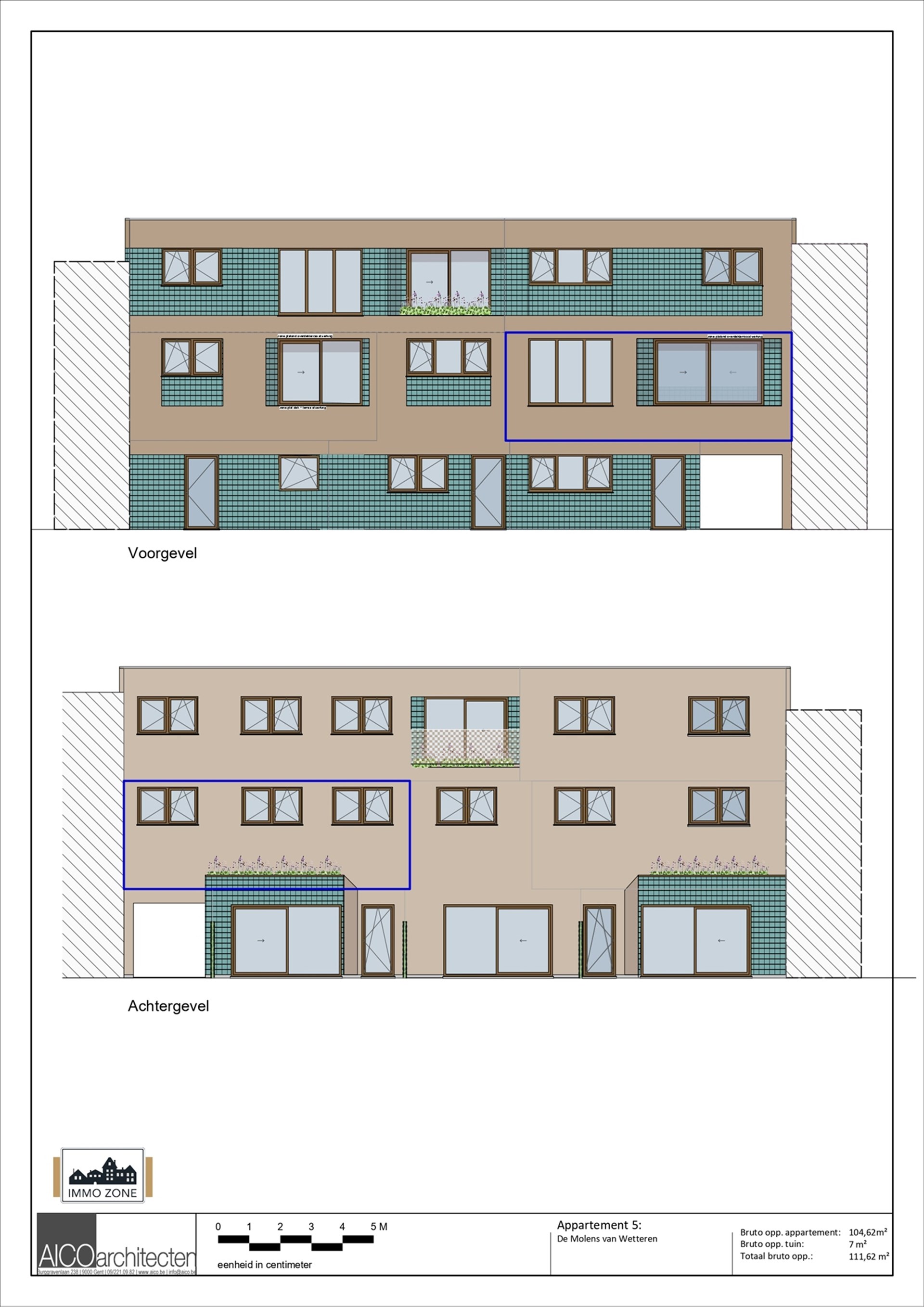 Nieuwbouw 2 slaapkamer appartement in centrum Wetteren - foto 3