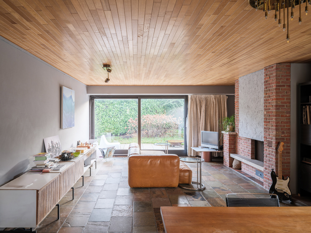 Brutalistische woning ‘Haerick’, gebouwd in 1976 naar ontwerp van architecten Xavier De Wulf en Johan De Vos. - foto 5