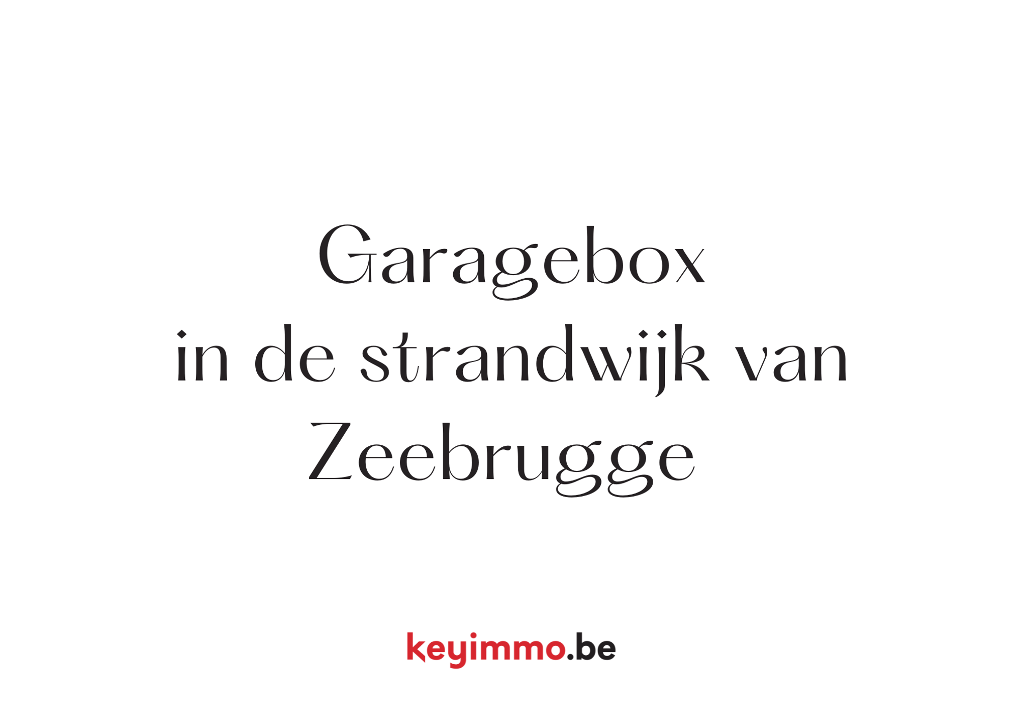 Garage te koop in Zeebrugge - foto 2