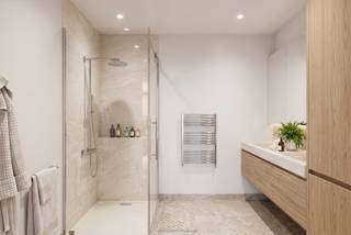 Project Groenzicht🌿:<br />Deze moderne en luxueuze 2-slaapkamer appartementen zijn gelegen in een kleinschalig gebouw met in totaal 9 wooneenheden en bevinden zich in een rustige en stijlvolle woonomgeving op een toplocatie te Kontich. Voor wie van luxe kan genieten kan zich zeker vinden in deze extra troef nl. een autolift🚗! <br /><br />Hecht u veel belang aan energiezuinig wonen? Het lage E-peil van 30 garandeert een energiezuinige woning met een lage energiefactuur. Alsook is er een groen dak aangelegd en bovendien is het project gelegen aan een groot natuurgebied en velden waardoor u geniet van een “Groen-zicht”!<br /><br />Dit appartement is perfect voor starters🧑🤝🧑, investeerders📈 of wie op zoek is naar een betaalbare en moderne woonst.<br /><br />De ondergrondse autostaanplaatsen🚗 en bergingen zijn verplicht mee aan te kopen en zijn niet inbegrepen in de gepubliceerde verkoopprijs. Aankoop van meerdere autostaanplaatsen is mogelijk. Gelieve er rekening mee te houden dat elk appartement een afzonderlijke verkoopprijs heeft en dat op de aankoop van de appartementen en bijhorende staanplaatsen/bergingen btw van toepassing is.<br /><br />Indeling:<br />App 2.3 (102,4m²) 2de verdieping:<br />U betreedt het appartement via de inkomhal die toegang geeft aan de open keuken met aanpalend de woonkamer (46,1m² inclusief keuken) en uitzicht op het terras (9,8m²). Er is een aparte berging en apart toilet. Via de inkomhal bereikt u de badkamer (6,3m²) en de twee slaapkamers (16,6m² en 13,4m²).<br /><br />Pluspunten: <br />- Aankoop onder Wet Breyne & 6% BTW mogelijk (mits voorwaarden)<br />- Start werken: februari 2027<br />-📈Bruto-rendement: €1100+ €90 aan 2,81%<br />- Tijdelijke vermindering KI dankzij energiezuinig wonen <br />- Gemeenschappelijke fietsenberging<br />- Aankoop meerdere staanplaatsen mogelijk<br /><br />Heeft u bijkomende vragen of kent u graag de totaalprijzen neem dan zeker vrijblijvend contact met op met One vastgoed op het nummer 03 360 85 30📞📱.