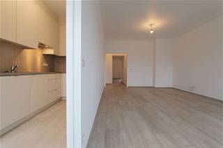 <p><span>Topligging: Ultralicht, trendy 1 SLPK appartement met prachtig zicht!</span></p><p><span> </span></p><p><span>Ruime en centrale inkomhal met ingebouwde kasten.</span></p><p><span>Lumineuze woon- en leefruimte voorzien van LAMINAAT (ca.24m²) met een prachtig zicht van op een 8ste verdiep.</span></p><p><span>Hypergeïnstalleerde keuken voorzien van alle toestellen: frigo met vriesvak, vaatwasser, spoeltafel, ceramische elektrische kookplaat, dampkap met externe afzuiging en zeer veel ingemaakte kasten.</span></p><p><span>Verder beschikt dit appt. over 1 ruime slaapkamer (4mx4m) met aanpalend terras.</span></p><p><span>Met smaak ingerichte badkamer voorzien van een inloopdouche en lavabo in meubel.</span></p><p><span> </span></p><p><span>Allerlei:</span></p><p><span> - Algemene kosten ten bedrage  van 250,-euro /maand (verwarming+ water+ gemeenschappelijke kosten)</span></p><p><span> - Kelder</span></p><p><span> </span></p><p><span>Prachtige ligging tenmidden van DE winkelstraat MEIR, op wandelafstand van het Centraal station, horeca aangelegenheden en in de onmiddellijke omgeving van de belangrijkste invalswegen.</span></p>