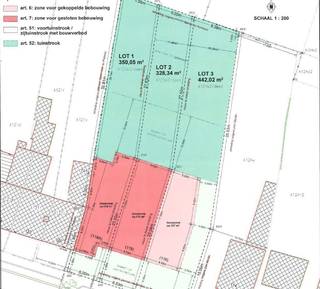 Drie bouwgronden te Essen-centrum, gelegen in een goedgekeurde verkaveling!
