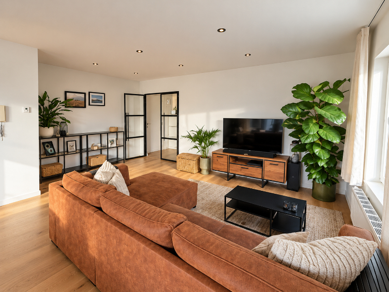 Modern knap gerenoveerd appartement met veel lichtinval gelegen aan de rand van de stad. - foto 4