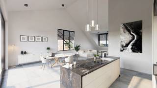 Dit nieuwbouwproject bevindt zich in een klein gehucht van de gemeente Hoegaarden. Hier komen 4 woningen in halfopen verband, van elkaar...